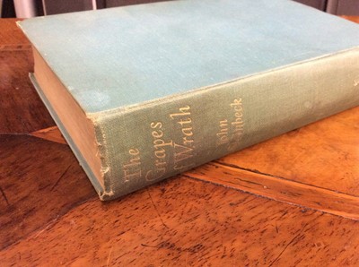 Lot 238 - John Steinbeck - Grapes of Wrath, 1st edition, together with two Harry Potter books