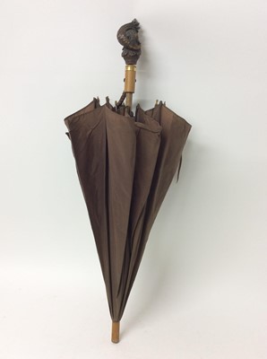 Lot 951 - Victorian novelty parasol by Fox & Co