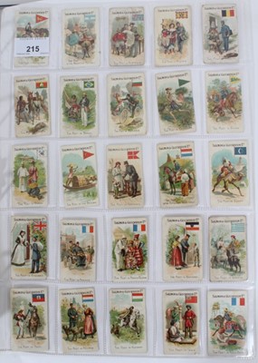 Lot 215 - Cigarette cards - salmon & Gluckstein Ltd 1900. Methods of Conveying the Mail. Complete set of 48.