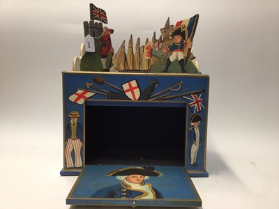 Lot 2229 - Unusual musical box (playing rule Britannia)