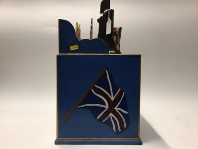 Lot 2229 - Unusual musical box (playing rule Britannia)