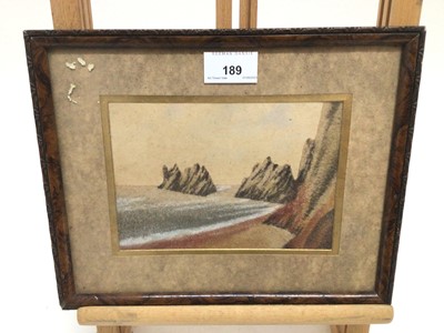 Lot 189 - Early 20th century Isle of Wight sand picture