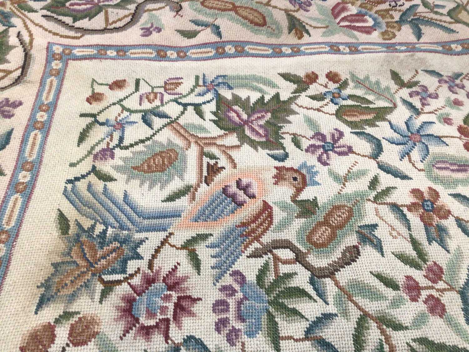 Lot 1940 - Hand stitched wool tapestry rug with