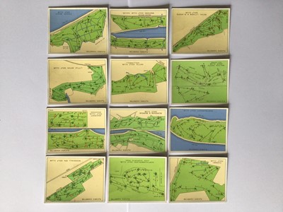 Lot 222 - Cigarette cards Players 1936 Championship Gold Courses Set VG