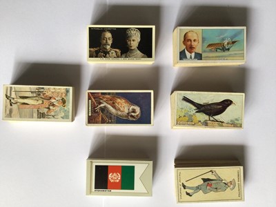 Lot 228 - Cigarette cards selection of sets incl Imperial Tobacco Co of Canada 1923 British Birds, Carreras 1939 Do you know 1936 Famous Airmen and Airwomen, 1937 History of Naval Uniforms, 1924 Figures of F...