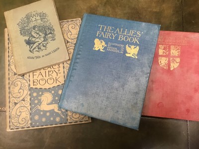 Lot 1501 - Arthur Rackham, The Allies Fairy Book, limited edition of 500, signed and numbered 123, together with Arthur Rackham, English Fairy Tales, 1918 first edition, also Edmund Dulac - Fairy Book