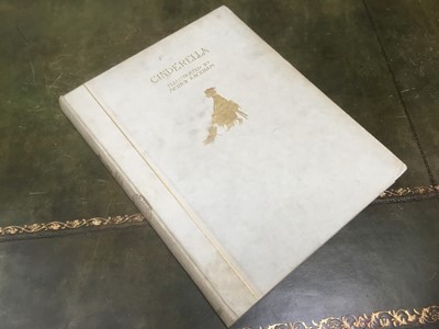 Lot 1502 - Arthur Rackham - Cinderella, de-luxe edition bound in white calf, signed and numbered 187 from an edition of 850