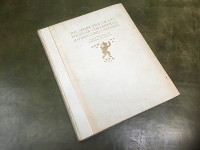 Lot 1704 - Arthur Rackham - The Springtide of Life, Poems of Childhood by Algernon Charles Swinburne, de-luxe edition, signed and numbered 621 from an edition of 765