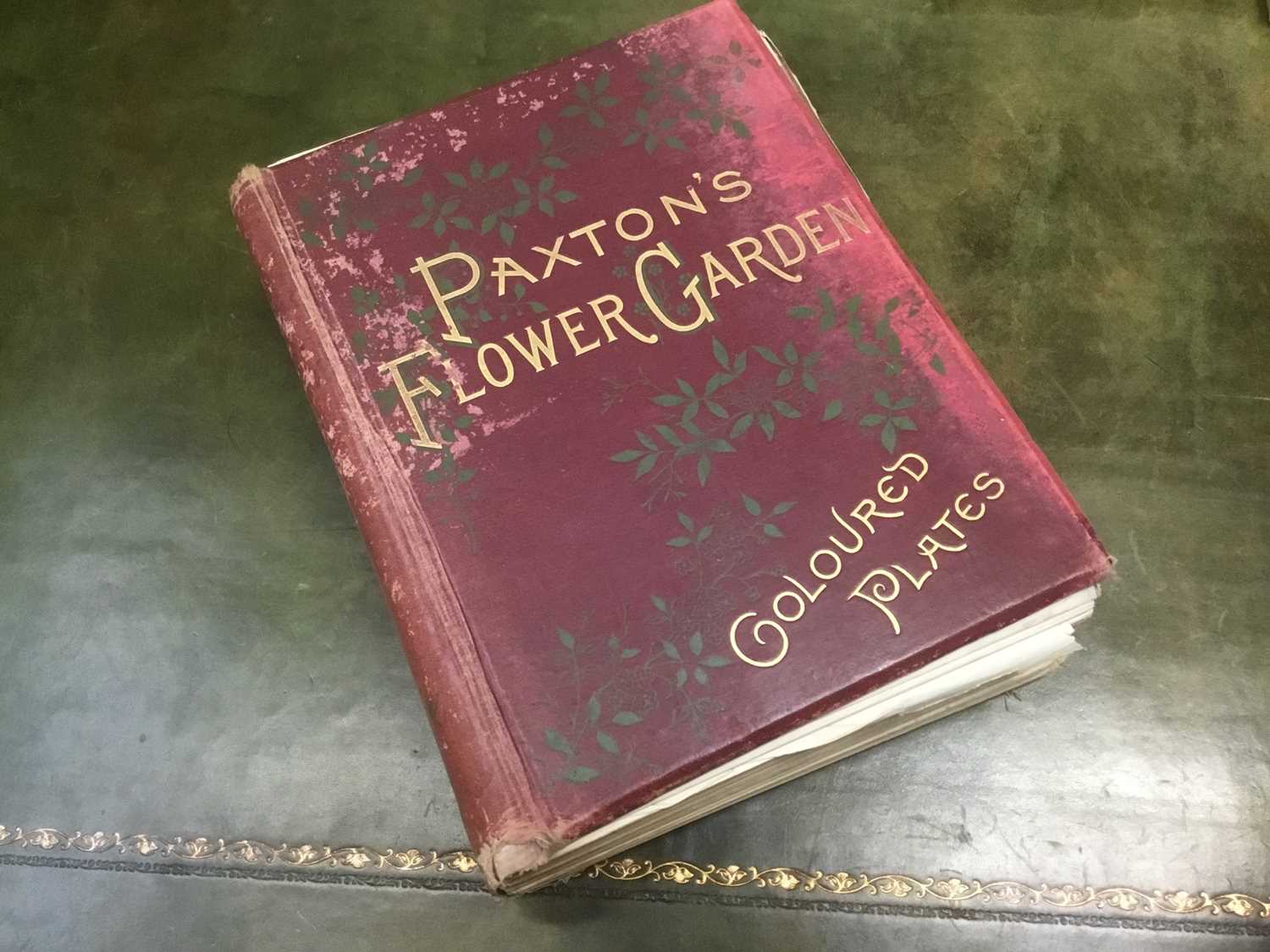 Lot 1504 - Sir Joseph Paxton - Flower Garden, Vol 1,Cassell, Petter, Galpin & Co. 1882, extensively illustrated with colour lithographs