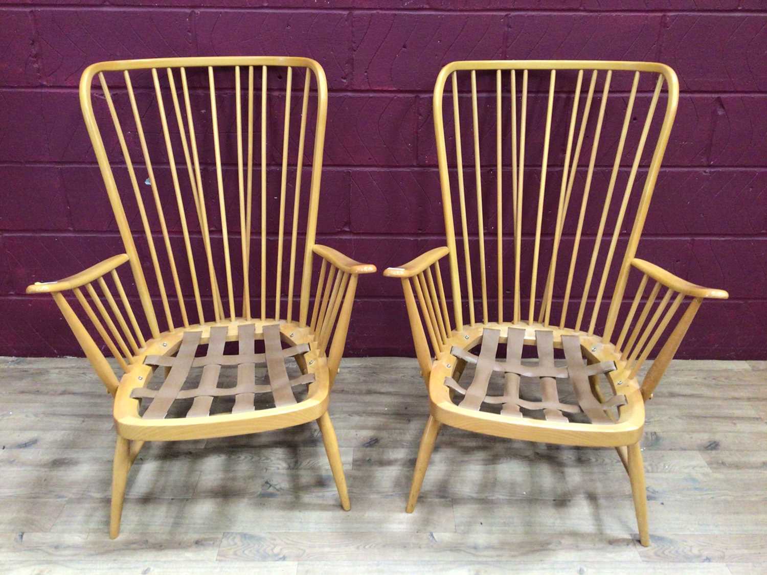 Lot 331 - Pair of Ercol lounge chairs