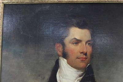 Lot 1085 - Manner of Sir Thomas Lawrence, portrait of Cheseldon Henson of Bainton House