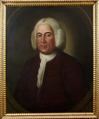 Lot 1164 - 18th century portrait of Robert Henson, Dean of Stamford