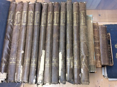 Lot 417 - Two boxes of assorted Antiquarian books