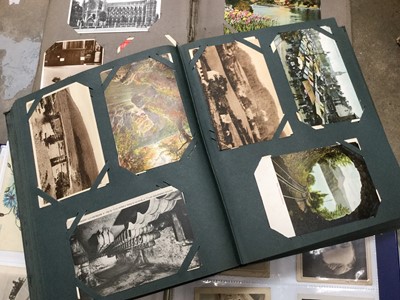 Lot 96 - One box of assorted postcards and other ephemera