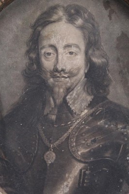 Lot 1138 - Framed engraving of Charles I