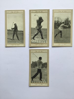 Lot 239 - Cigarette cards Golfing odds Marsuma Golfers No.7, No. 32, No. 39, No. 48 all VG (4)