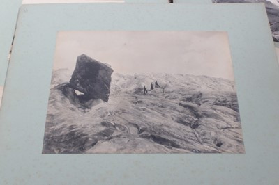 Lot 1320 - Collection of late 19th/ early 20th century Swiss? French alpine photographs