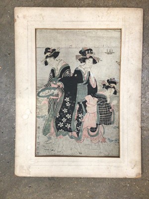 Lot 2314 - Old Japanese woodblock print