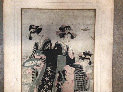 Lot 2314 - Old Japanese woodblock print