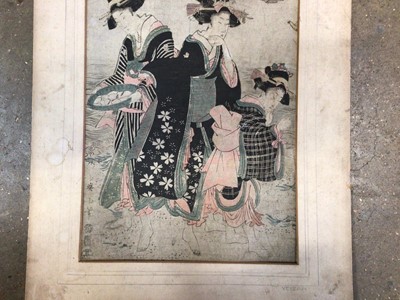 Lot 2314 - Old Japanese woodblock print