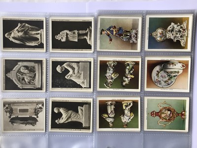 Lot 247 - Cigarette cards selection of sets and part sets to include large cards, Players, Wills, Churchmans, better items noted include Churchman Army Badges of Rank, Sectional cycling map, Boy Scouts, Will...