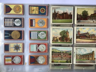 Lot 247 - Cigarette cards selection of sets and part sets to include large cards, Players, Wills, Churchmans, better items noted include Churchman Army Badges of Rank, Sectional cycling map, Boy Scouts, Will...