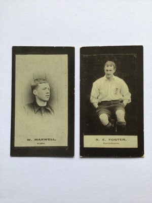 Lot 250 - Smiths 1906 footballers (brown back) No's. 52 & 56 VG