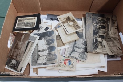 Lot 1326 - Collection of photographs, ephemera, medals relating to Miss Edith Griffin, WWI American volunteer nurse in Paris.