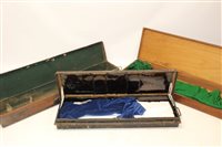 Lot 52 - Victorian tin gun case by R. Poole & Co, Army...