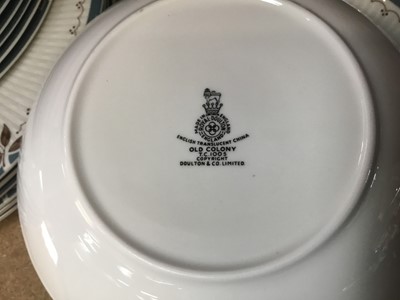 Lot 211 - Royal Doulton 'Old Colony' T.C.1005 dinner and coffee service