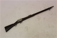 Lot 53 - Victorian Martini-Henry military rifle, the...