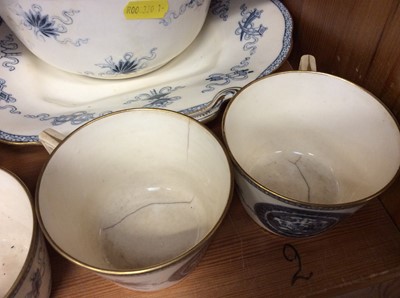 Lot 247 - Minton Willow pattern tea ware and other china