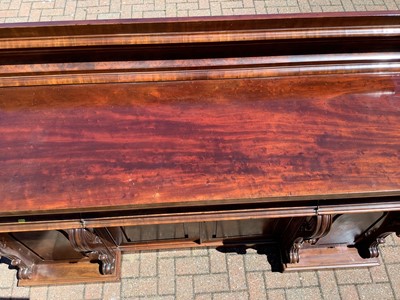 Lot 134 - Early Victorian mahogany pedestal sideboard