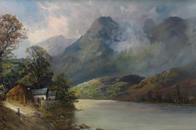 Lot 1106 - Francis E. Jamieson (1895-1950) pair of oils on canvas - Extensive Loch views, signed