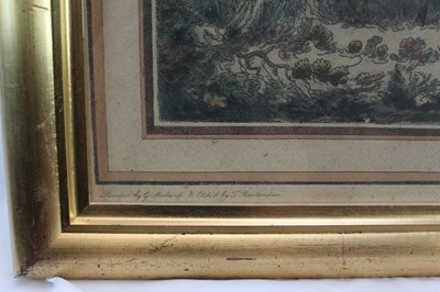 Lot 109 - A set of four 19th century hand coloured aquatints after George Morland, Snipe, Duck, Pheasant and Partridge Shooting, in glazed frames