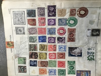 Lot 216 - Seven stamp albums containing world stamps