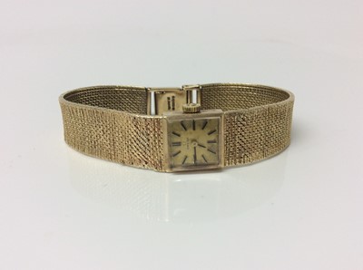 Lot 706 - 9ct gold Omega wristwatch