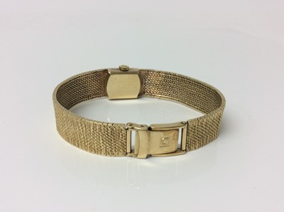 Lot 706 - 9ct gold Omega wristwatch