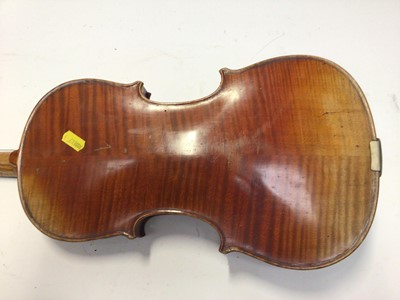 Lot 2054 - Antique violin