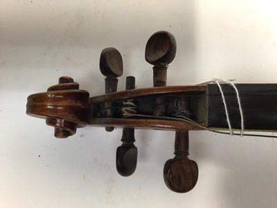 Lot 2054 - Antique violin