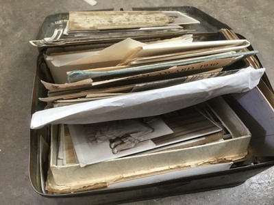 Lot 137 - Group of mixed ephemera including postcards and other items