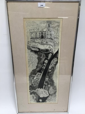 Lot 152 - Glyn Thomas (b. 1946) etching Kersey