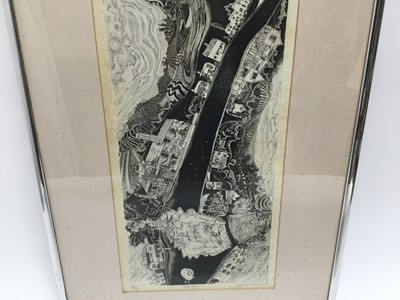 Lot 152 - Glyn Thomas (b. 1946) etching Kersey