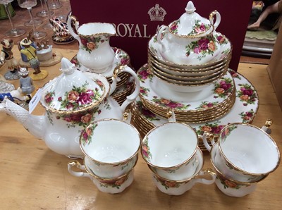 Lot 1098 - Royal Albert Old Country Roses tea wares - hardly used