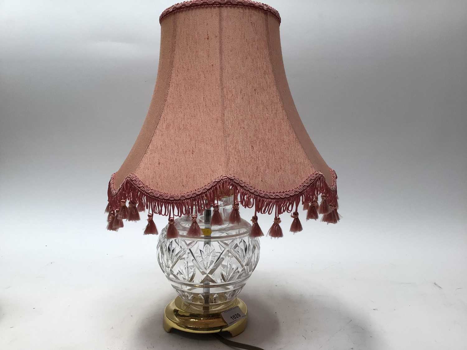 Lot 62 Waterford Lamp lot-62-waterford-lamp
