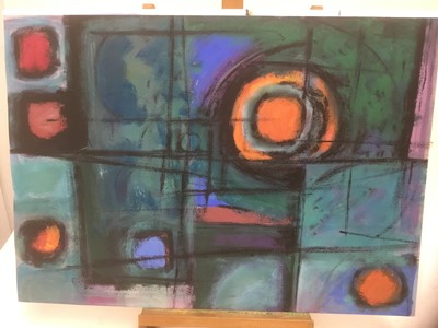 Lot 180 - Manner of a Henry Cliffe (1919-1983) two watercolours on paper, abstract compositions
