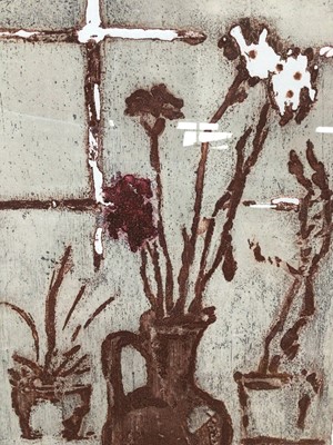 Lot 245 - Margaret Kroch Frishman (1897-1972) limited edition (numbered 69/100) aquatint titled Carnations, dated 1965