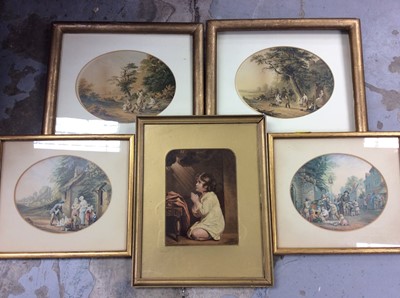 Lot 351 - Collection of Le Blond and Baxter prints various other prints