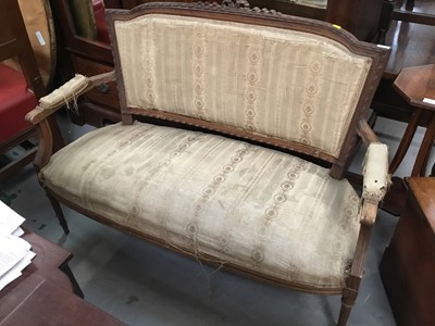 Lot 950 - 19th century French sofa