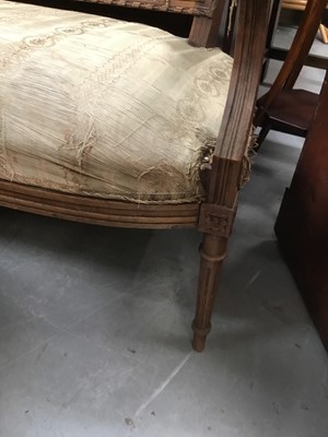 Lot 950 - 19th century French sofa